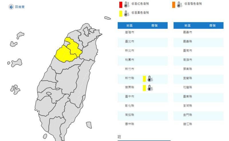 低溫特報！大陸冷氣團來襲 新竹苗栗今晚恐跌破10度 - GamblePlus